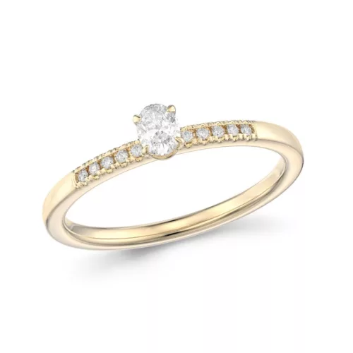 Moon Diamonds  - gyémántköves aranygyűrű 14.19933.14YD99/54