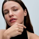 Pandora  - Textúra és kövek gyűrű - 163322C01-60