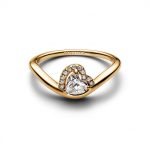 Pandora  - Hullámzó szív gyűrű