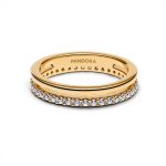 Pandora  - Dupla karikagyűrű - 163799C01-56