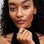 Pandora  - Organikus formájú kéttónusú dupla gyűrű - 163889C00-52