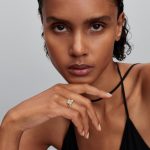 Pandora  - Szikrázó szerencsehozó lóhere szétválasztható gyűrű