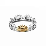 Pandora  - Kéttónusú napraforgó karikagyűrű