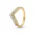 Pandora  - Timeless tiara kívánság gyűrű - 167736C01-54