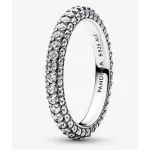 Pandora  - Timeless Pavé egysoros gyűrű - 192627C01-60