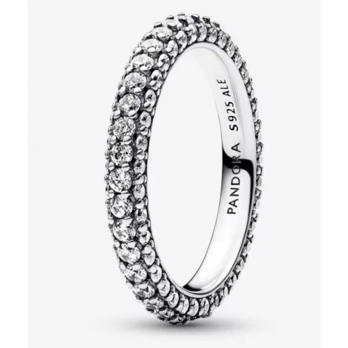Pandora  - Timeless Pavé egysoros gyűrű - 192627C01-60