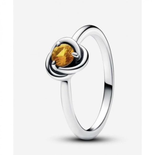 Pandora  - Mézszínű örökkévalóság karikagyűrű