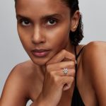 Pandora  - Herbárium szikrázó virág koktélgyűrű