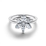 Pandora  - Herbárium szikrázó virág koktélgyűrű