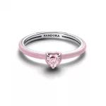 Pandora  - Rózsaszín csakra szív gyűrű
