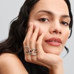 Pandora  - Organikus formájú szív gyűrű - 193288C00-56