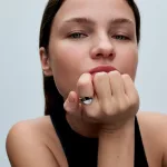 Pandora  - ME kettéosztott tűzzománc pecsétgyűrű