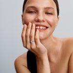 Pandora  - Hullámzó pavé szív gyűrű - 193661C01-52