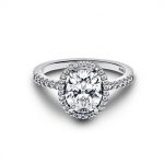 Pandora  - Feltűnő ovális szikrázó glória gyűrű - 193777C01-58