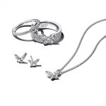 Pandora  - Szikrázó pillangós merész gyűrű