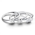 Pandora  - MUM betűk szétválasztható gyűrű