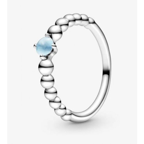 Pandora  - Égkék gyöngyös gyűrű
