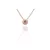 Moon Diamonds 20-00060-1256F - Gyémántköves rozé arany nyaklánc - 20-00060-1256F