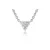 Moon Diamonds  - Fehérarany nyaklánc gyémántköves medállal 20-00124-1255