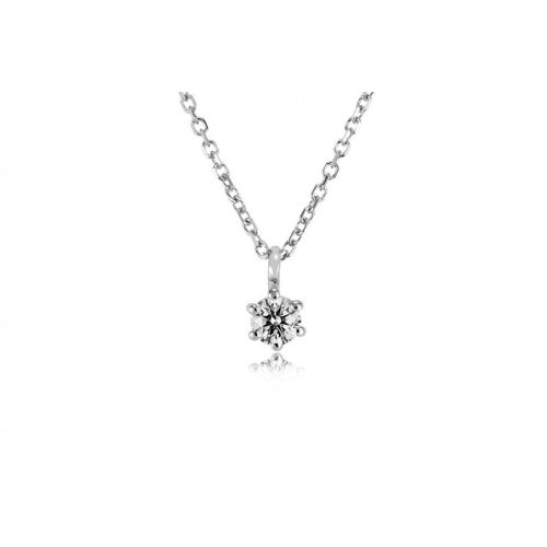 Moon Diamonds  - gyémánt medálos fehér arany nyaklánc 20-00343-1255F/042