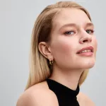 Pandora  - Csavart karika-fülbevaló - 263878C00
