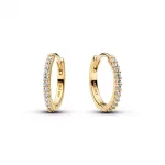 Pandora  - Szikrázó mini karika-fülbevaló
