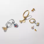 Pandora  - Moments 18 mm-es charm karika-fülbevaló - 293355C00