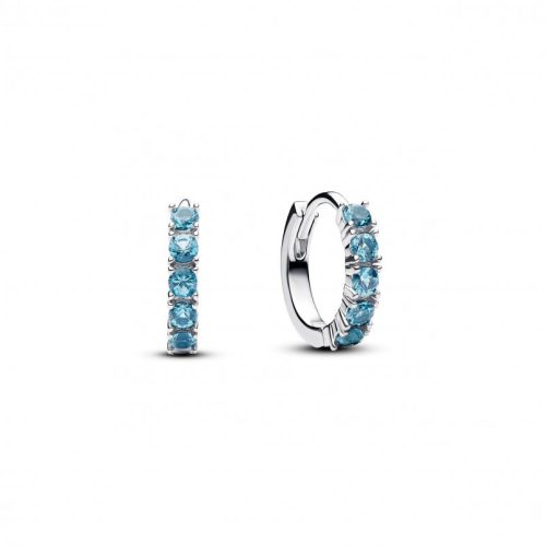 Pandora  - Világoskék Huggie fülbevaló - 293849C01