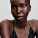 Pandora  - Összefonódó szív és pillangó gombfülbevaló 