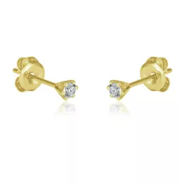   Moon Diamonds  - gyémántköves arany fülbevaló 30-00087-1250F