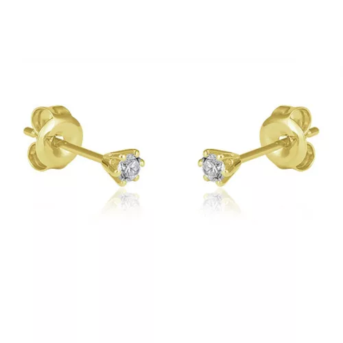 Moon Diamonds  - gyémántköves arany fülbevaló 30-00087-1250F