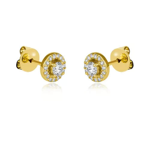 Moon Diamonds  - gyémántköves arany fülbevaló 30-00327-1250F