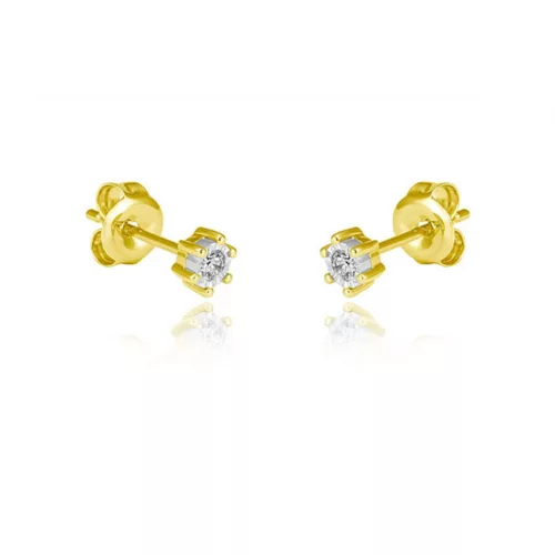 Moon Diamonds  - gyémántköves arany fülbevaló 30-01496-1251F