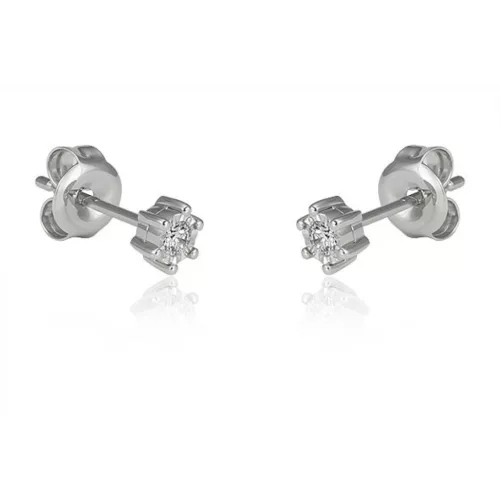 Moon Diamonds  - gyémántköves fehérarany fülbevaló 30-01496-1255F