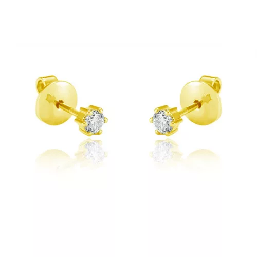 Moon Diamonds  - gyémántköves arany fülbevaló 30-01505-1250F