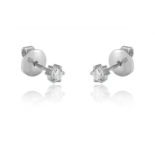 Moon Diamonds  - gyémántköves fehérarany fülbevaló 30-01505-1255F