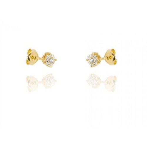 Moon Diamonds  - Arany fülbevaló apró gyémántokkal 30-70588-1250F
