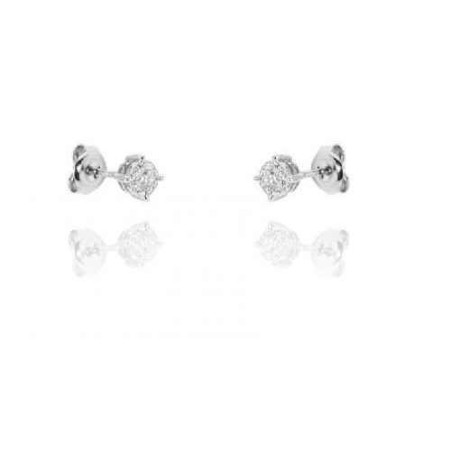 Moon Diamonds  - Gyémántköves fehérarany fülbevaló 30-70588-1255F