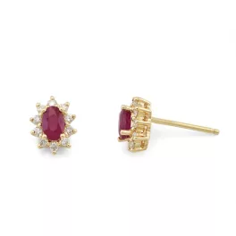   Moon Diamonds  - Rubinköves arany fülbevaló 34.03563.14YDRU39
