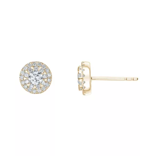 Moon Diamonds  - gyémántköves aranyfülbevaló 34.10391.14YD18