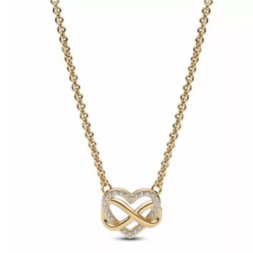 Pandora  - Szikrázó végtelenjel szív collier nyaklánc