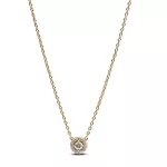 Pandora  - Kerek pavé glória medálos nyaklánc - 363548C01-45