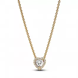 Pandora  - Szikrázó szív collier nyaklánc - 368425C01-45