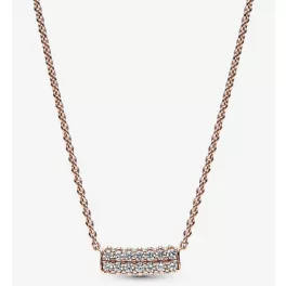 Pandora  - Timeless Pavé duplasoros rúd collier nyaklánc - 382621C01-45
