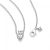 Pandora - Pandora Dupla szív szikrázó collier ezüst nyaklánc - 391229C01-45