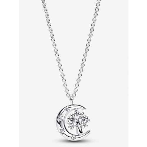 Pandora  - Hold és forgó életfa medálos nyaklánc - 392992C01-50