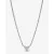 Pandora  - Tripla köves szív collier nyaklánc - 393014C01-45
