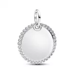 Pandora  - Gravírozható kerek lemez medál - 394007C01