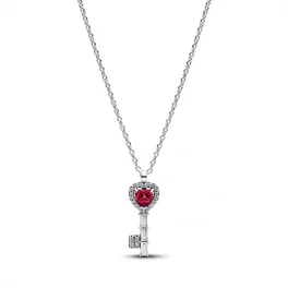Pandora  - Kiemelt szíves kulcs collier nyaklánc