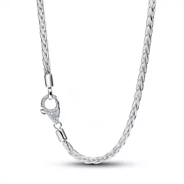 Pandora  - Pavé kapcsos rókafark láncos charm nyaklánc
